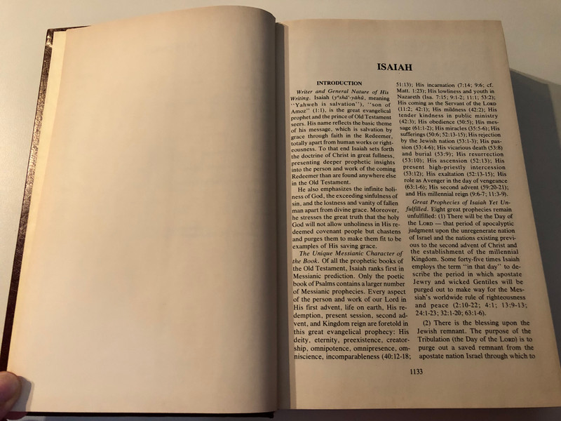 Unger's Commentary on the Old Testament Volume 2 Isaiah - Malachi  THE MOODY BIBLE INSTITUTE OF CHICAGO  Printed in the United States of America