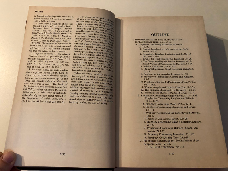 Unger's Commentary on the Old Testament Volume 2 Isaiah - Malachi  THE MOODY BIBLE INSTITUTE OF CHICAGO  Printed in the United States of America