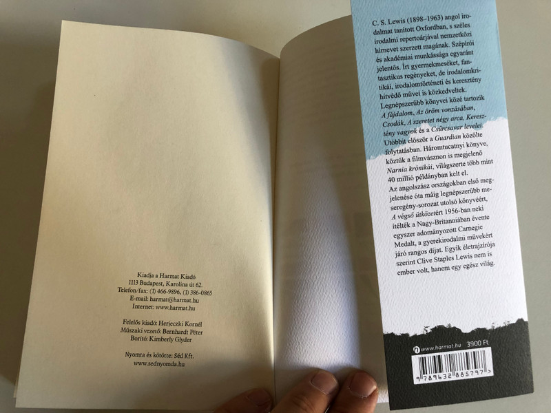 Kereszteny vagyok - C.S. LEWIS  Harmat Kiadó 2020  Paperback (9789632885797)