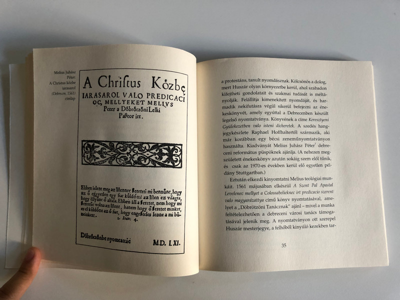 VÁNDORNYOMDÁSZOK MAGYARORSZÁGON A 16. SZÁZADBAN - Persovits József  OPTIMA TÉKA KIADÓ 2015  Paperback (9789838886071)