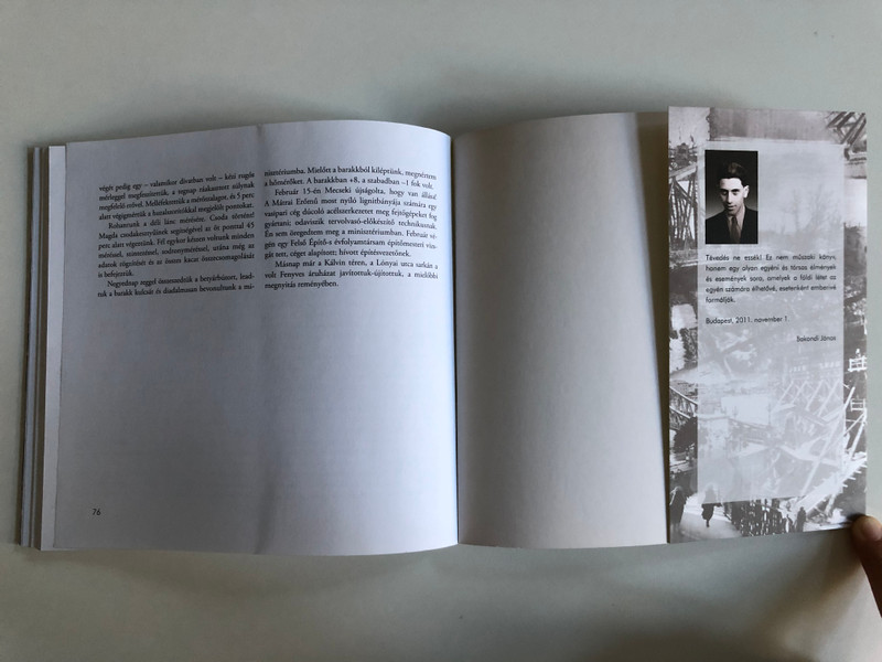 Hidász voltam '46-ban. A Szabadság híd felújítása - BAKONDI JÁNOS  TERC Kft. 2011  Paperback (9789639968301)