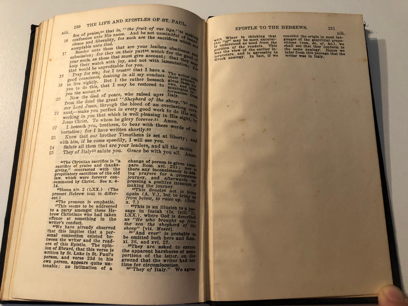 The Epistles of Paul (Classic Reprint): Translation of the Epistles of Paul the Apostle / The REV. W. J. CONYBEARE, M.A. / The REV. J. S. HOWSON, D.D. / MARSHALL, MORGAN & SCOTT LTD. LONDON EDINBURGH