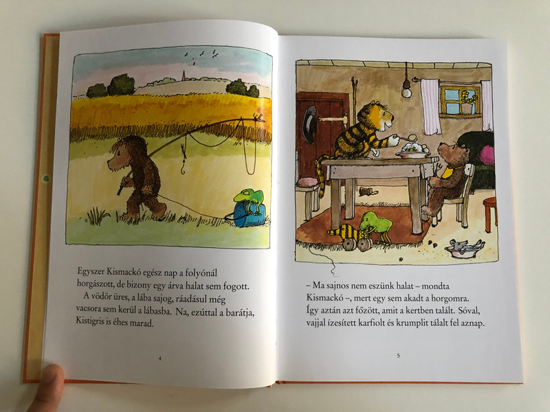 JANOSCH - KINGSVADÁSZAT  Kistigris és Kismackó 2.  Történet arról, hogyan indult Kistigris és Kismackó a nagy kincs vadászatára  MÓRA FERENC IFJÚSÁGI KÖNYVKIADÓ ZRT 2012  Paperback (9789631192971)