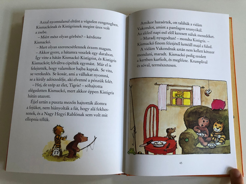 JANOSCH - KINGSVADÁSZAT  Kistigris és Kismackó 2.  Történet arról, hogyan indult Kistigris és Kismackó a nagy kincs vadászatára  MÓRA FERENC IFJÚSÁGI KÖNYVKIADÓ ZRT 2012  Paperback (9789631192971)