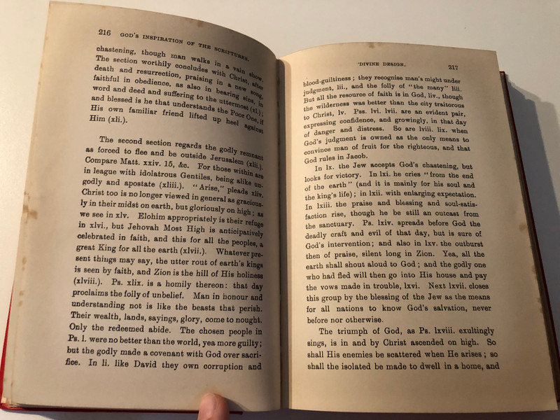 God's Inspiration of the Scriptures (Understanding Christianity) By WILLIAM KELLY  an outstanding classical scholar in his generation, preacher, teacher  C. A. HAMMOND TRUST BIBLE DEPOT 11 Little Britain, London