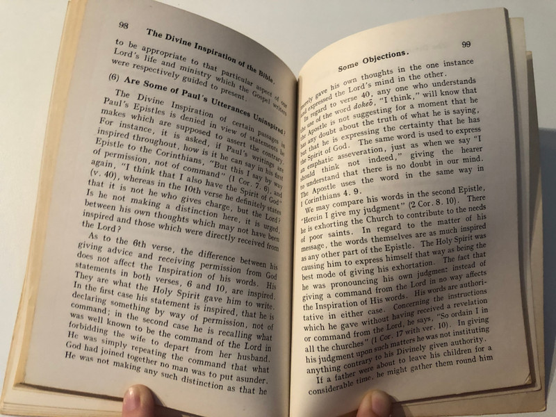 The Divine Inspiration of the Bible by W. E. Vine  an English Biblical scholar, theologian, and writer  Ritchies' Christian Book Service