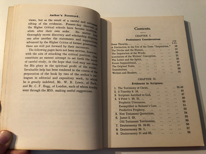 The Divine Inspiration of the Bible by W. E. Vine  an English Biblical scholar, theologian, and writer  Ritchies' Christian Book Service