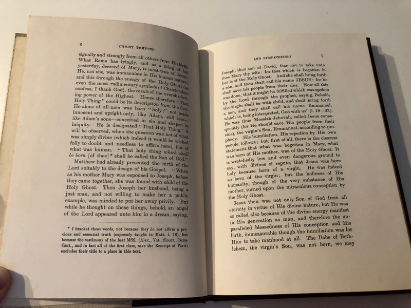 CHRIST TEMPTED AND SYMPATHIZING by W. KELLY  BELIEVERS BOOKSHELF  A NEW EDITION, REVISED, 1906