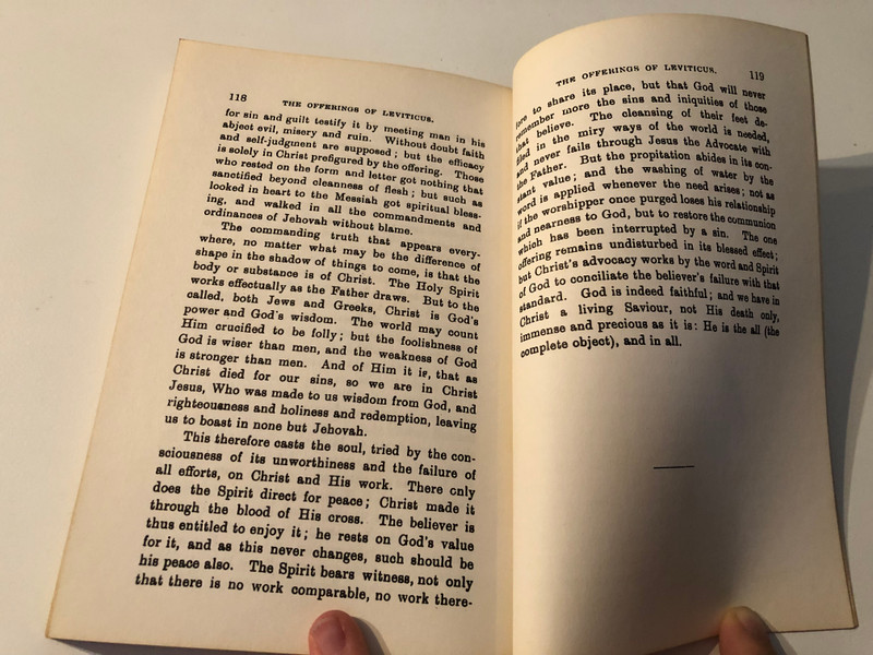 The Offerings of Leviticus An Exposition of Leviticus 1 - 7 by William Kelly  A delightfully unique, deep study on book of Leviticus 1-7  Excellent for mature Bible students
