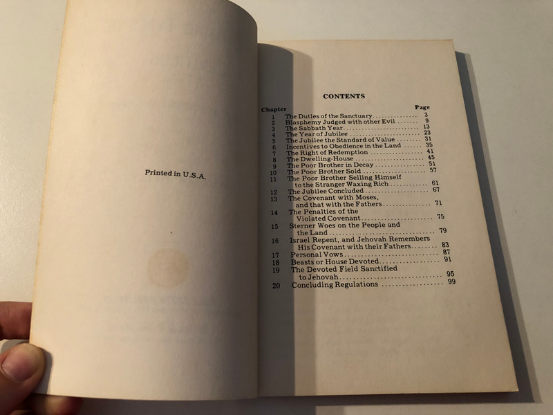The Closing Types Of Leviticus Exposition Of Leviticus 24-27 by William Kelly  A delightfully unique, deep study on book of Leviticus 24-27  Excellent for mature Bible students  BIBLE TRUTH PUBLISHERS