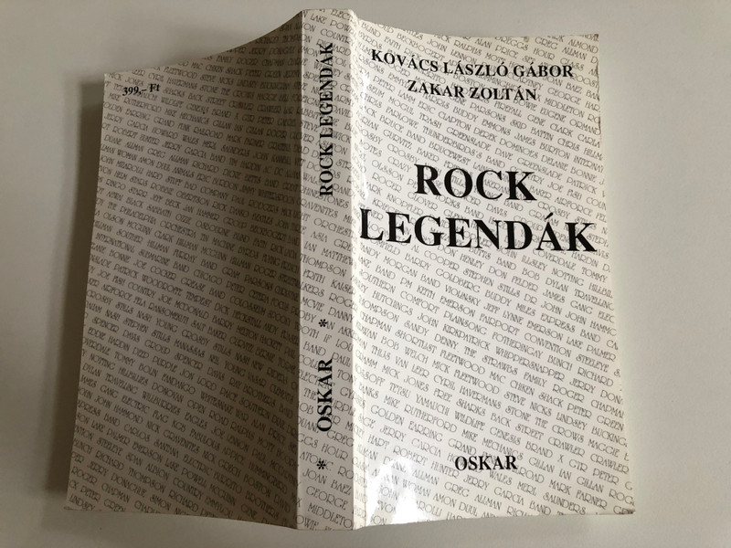 Rocklegendák  László Gábor Kovács and Zakar Zoltán  Hungarian Edition  Oskar Kiadó 1992  Paperback (9789638122032)