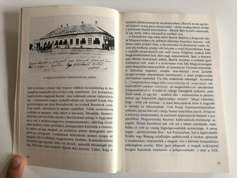 Bartók Béla - SZEMTŐL SZEMBEN  Tallián Tibor  Gondolat Kiadó, Budapest 1981  Paperback (963280967X)