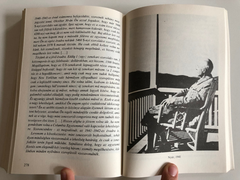 Bartók Béla - SZEMTŐL SZEMBEN  Tallián Tibor  Gondolat Kiadó, Budapest 1981  Paperback (963280967X)