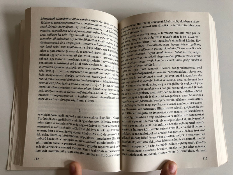 Bartók Béla - SZEMTŐL SZEMBEN  Tallián Tibor  Gondolat Kiadó, Budapest 1981  Paperback (963280967X)