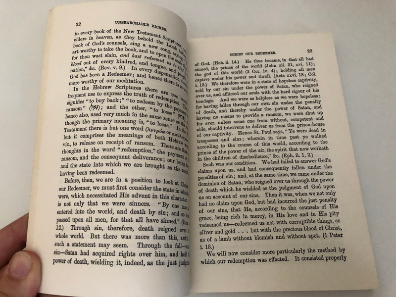 Unsearchable Riches by Edward Dennett  On Some of the Relationships of Christ to His People  BIBLE TRUTH PUBLISHERS