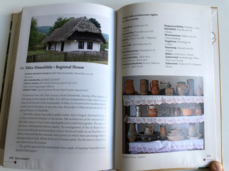 Hungarian Folk Architecture - Magyar népi építészet  BEDE BÉLA  with 200 must-see buildings  CORVINA GUIDEBOOKS  Paperback (9789631363708)