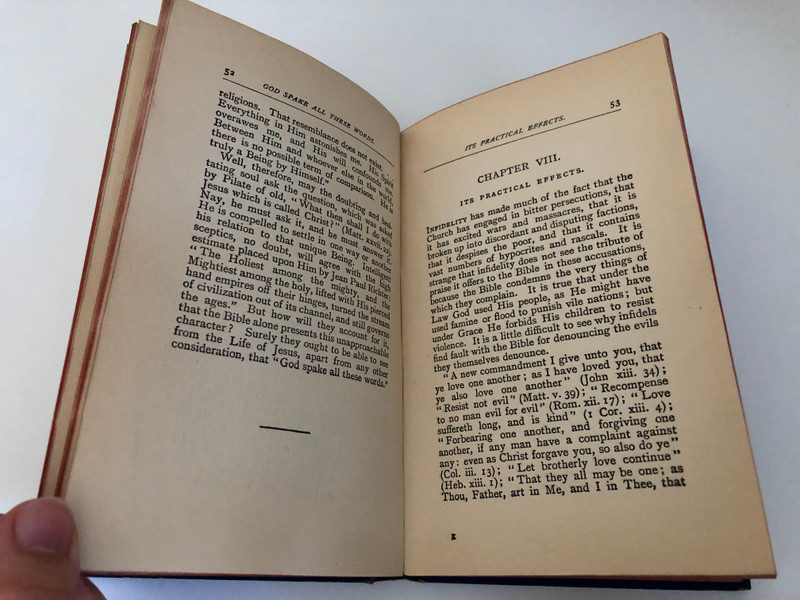 GOD SPAKE ALL THESE WORDS BY DR. JAMES H. BROOKES  A Select Library of Helpful Volumes for Bible Students, embracing a wide range of Scriptural Truth  THE  UPERNATURAL ORIGIN AND INERRANT INSPIRATION OF GOD'S HOLY WORD
