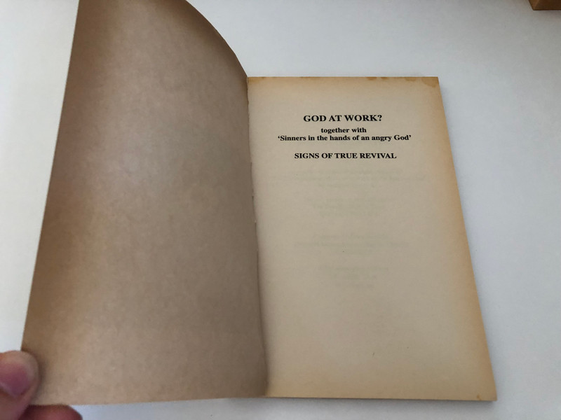 God at Work by Jonathan Edwards / Great Christian Classics 