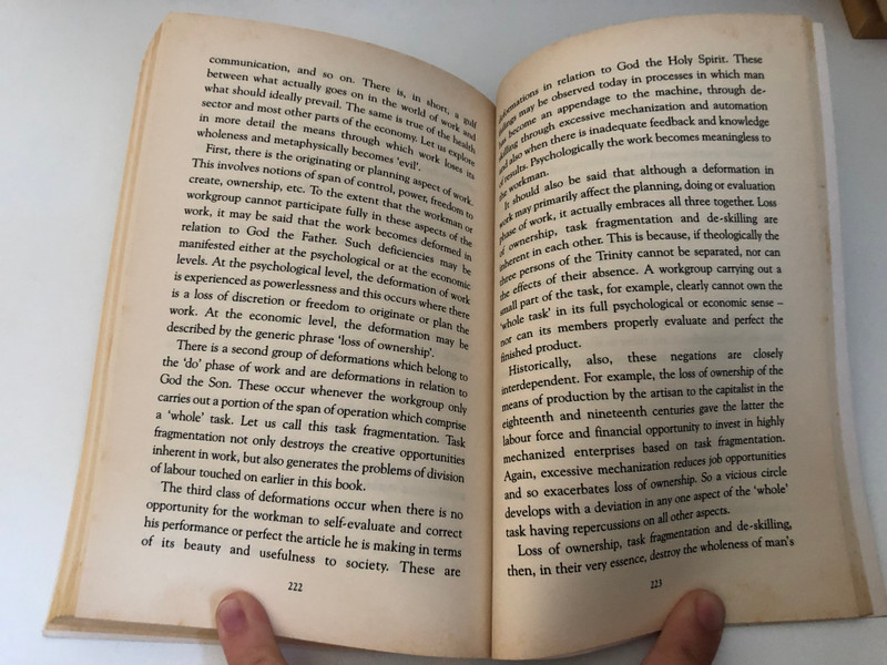 God in Work by Christian Schumacher / Discovering the Divine Pattern for Work in the New Millennium / Published by Lion Publishing plc Sandy Lane West, Oxford, England (0745940439)