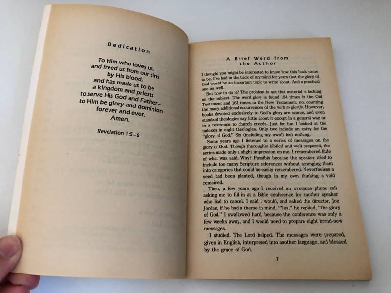 Transformed by His Glory by Charles Ryrie  Regain a Sense of the Wonder of God  Bible Study-Devotional  Publisher SP Scripture Press Amersham-on-the-Hill