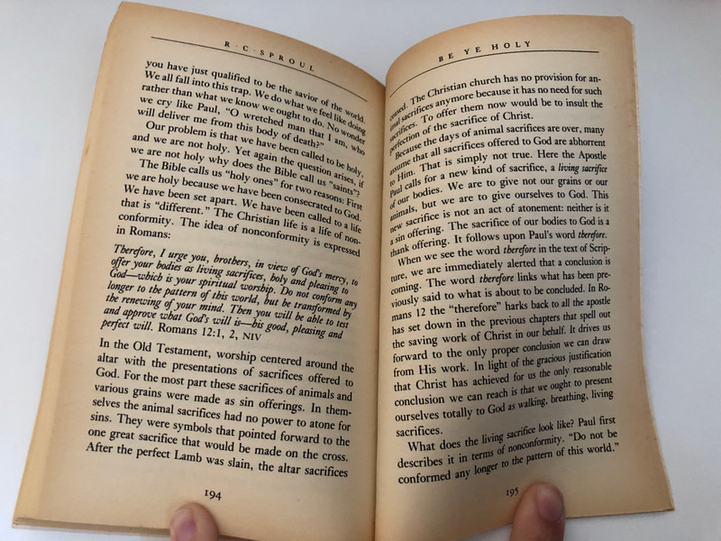 Holiness of God by R.C. Sproul  First published in the USA 1985 by Tyndale House Publishers  Designed and printed in Great Britain for SCRIPTURE PRESS FOUNDATION (UK) LTD