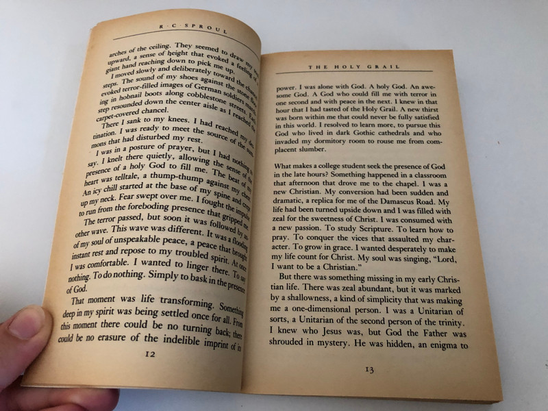 Holiness of God by R.C. Sproul  First published in the USA 1985 by Tyndale House Publishers  Designed and printed in Great Britain for SCRIPTURE PRESS FOUNDATION (UK) LTD