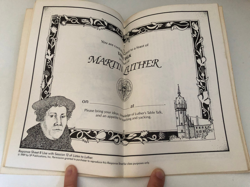 Listen to Luther: Leader's Guide by Donald E. Demary / An Adult Study from Victor Books with 13 Sessions / Includes Reproducible Response Sheets for Group Involvement / Selections from Martin Luther's Table Talk (0896936910)