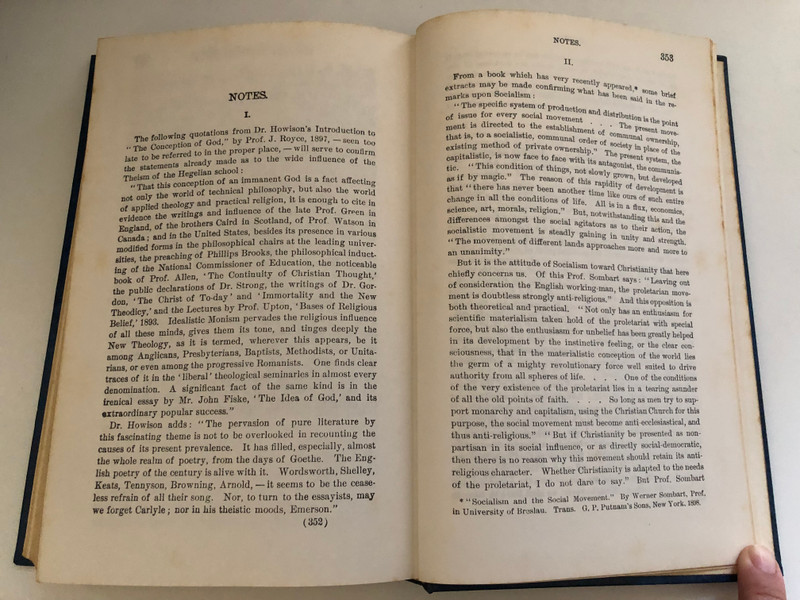 Christianity and Anti-christianity in Their Final Conflict by Samuel J. Andrews / Copy from the personal library of Dr. Cyril J. Barber / Originally published by The Bible Institute Colportage Assoc. Chicago, 1898 / Klock & Klock Christian Publishers (0865240841)