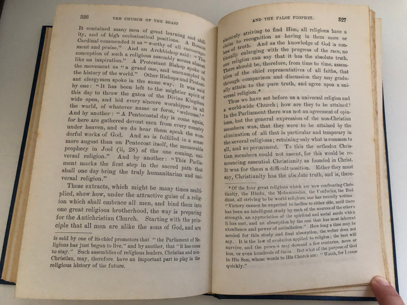 Christianity and Anti-christianity in Their Final Conflict by Samuel J. Andrews / Copy from the personal library of Dr. Cyril J. Barber / Originally published by The Bible Institute Colportage Assoc. Chicago, 1898 / Klock & Klock Christian Publishers (0865240841)