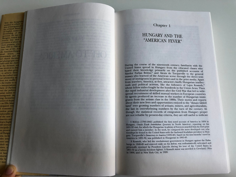The HAZARDOUS QUEST Hungarian immigrants in the United States 1895-1920  A DOCUMENTARY  Edited and translated by ALBERT TEZLA  CORVINA Books 1993  Hardcover (97896313346437)