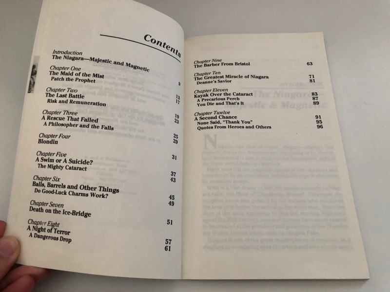 Thundering Waters: Stories from the Mighty Niagara Falls by Arnot P. McIntee / Unless otherwise noted, Scripture quotations in this book are from the Authorized King James Version of the Bible / Printed in Canada (0907927831)