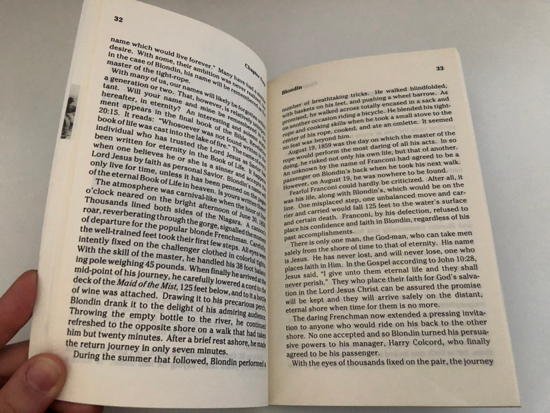 Thundering Waters: Stories from the Mighty Niagara Falls by Arnot P. McIntee / Unless otherwise noted, Scripture quotations in this book are from the Authorized King James Version of the Bible / Printed in Canada (0907927831)
