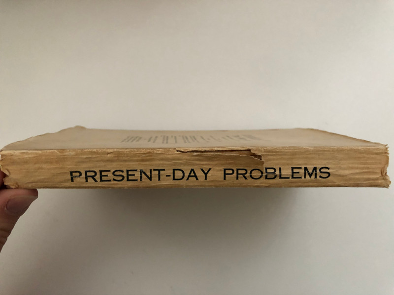 J. C. M. DAWSON RECENT-DAY PROBLEMS DEALING WITH 19 SUBJECTS  All the Word of God for all the People of God  THE WITNESS JOURNAL OF BIBLE LITERATURE  Made and Printed in Great Britain
