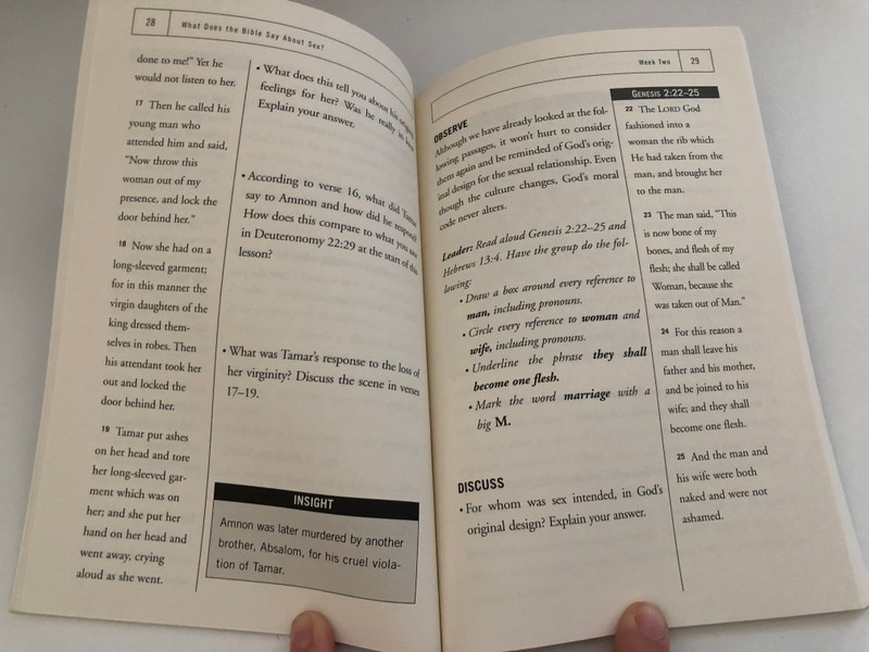 What Does the Bible Say About Sex? (40-Minute Bible Studies) by Kay Arthur, David Lawson and BJ Lawson / DOES GOD REALLY CARE ABOUT YOUR SEX LIFE? / Publisher: WATERBROOK PRESS BIBLE STUDY (9781400074198)