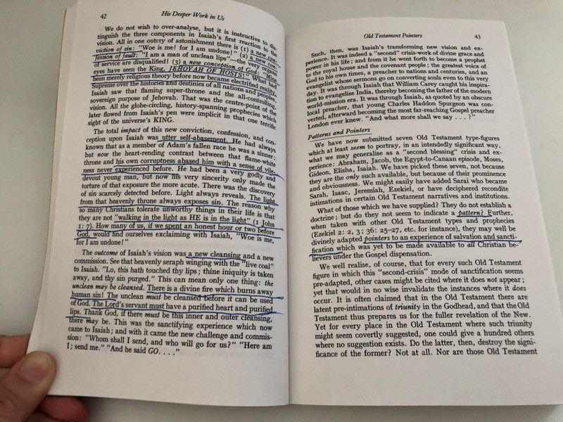His Deeper Work in Us (Christian Sanctification) by J. Sidlow Baxter / The Sanctifying Work of the Holy Spirit in the Believer's Life / Christian Sanctification Series / Publisher: Kregel PUBLICATIONS Grand Rapids (0825421721)