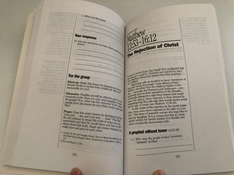 Matthew (LifeChange) by The Navigators / A life-changing encounter with God's Word from the book of MATTHEW / In Jesus God Fulfills His Promises / NAVPRESSO BRINGING TRUTH TO LIFE STUDY GUIDE (0891099964)