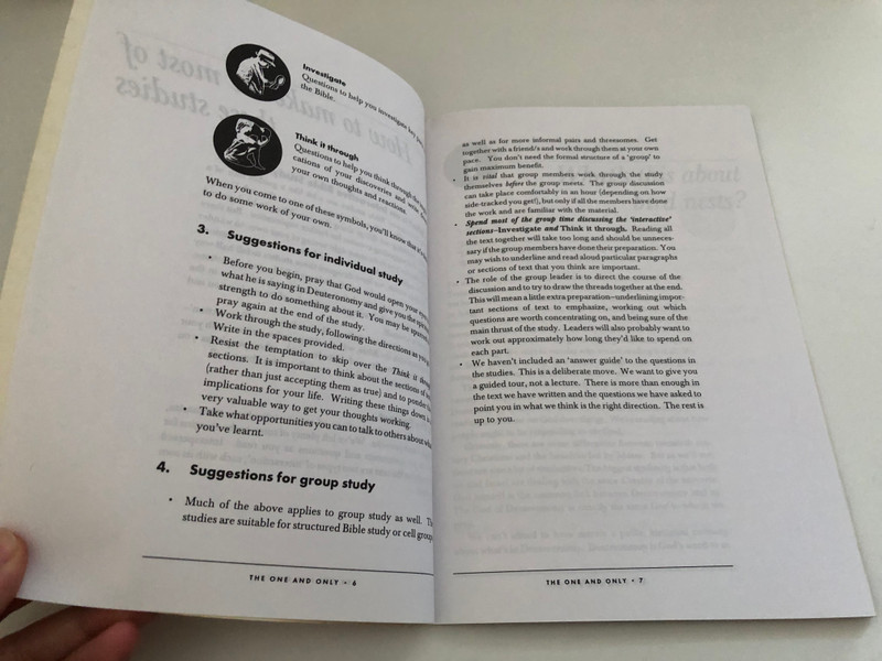 The One and Only Deuteronomy by Bryson Smith  An ideal study book for individuals or small groups  Produced by MATTHIAS MEDIA