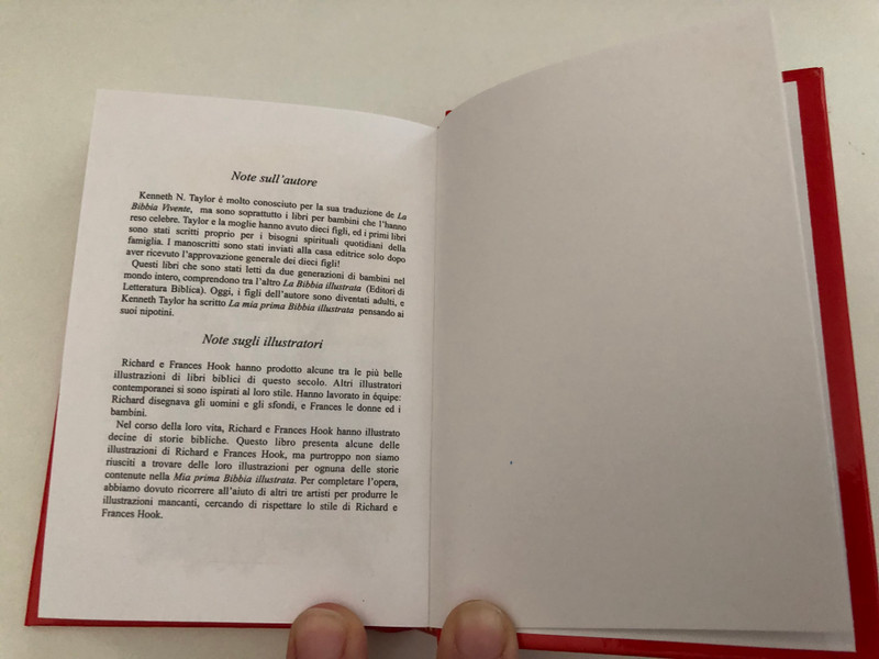 La mia piccola Bibbia illustrata - My Little Picture Bible / Kenneth N. Taylor / This book contains more than 100 illustrations done by Richard and Frances Hook / Printed in Singapore (8884690102)