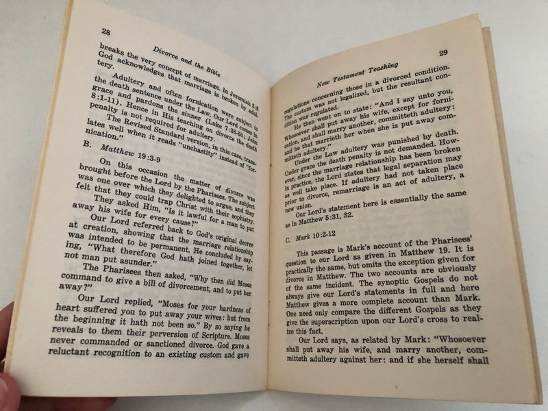 Divorce and the Bible by Donald L Norbie  The Lord is able to heal the ravages of sin  The Problem - Word Studies - Old Testament Teaching - New Testament Teaching - Discipline