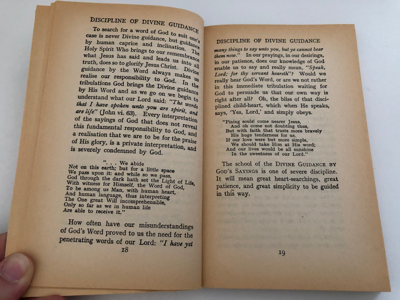 Christian Discipline v. 1 by Oswald Chambers  Containing the Disciplines of DIVINE GUIDANCE SUFFERING PERIL by OSWALD CHAMBERS  OSWALD CHAMBERS PUBLICATIONS ASSOCIATION and MARSHALL, MORGAN & SCOTT