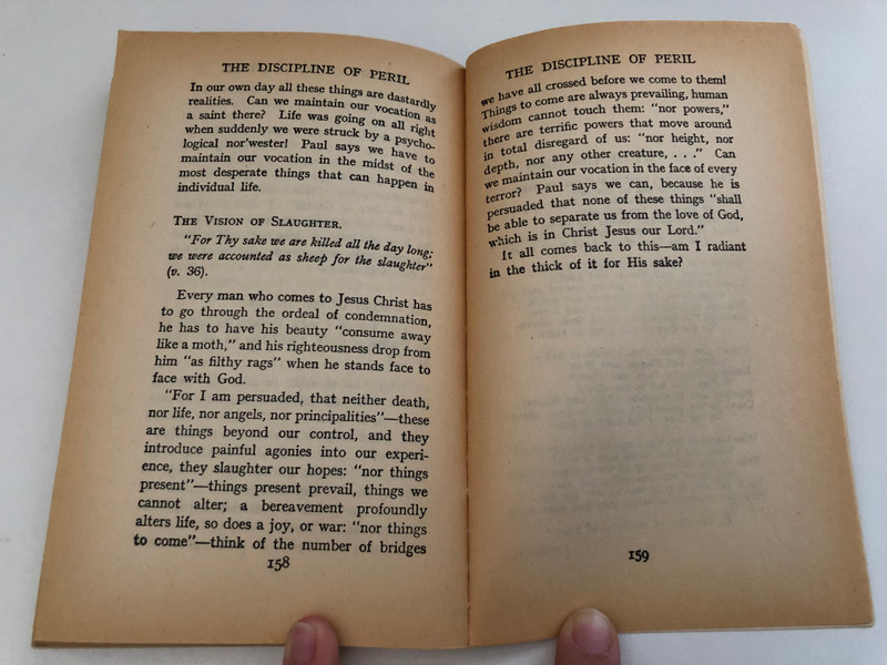 Christian Discipline v. 1 by Oswald Chambers  Containing the Disciplines of DIVINE GUIDANCE SUFFERING PERIL by OSWALD CHAMBERS  OSWALD CHAMBERS PUBLICATIONS ASSOCIATION and MARSHALL, MORGAN & SCOTT