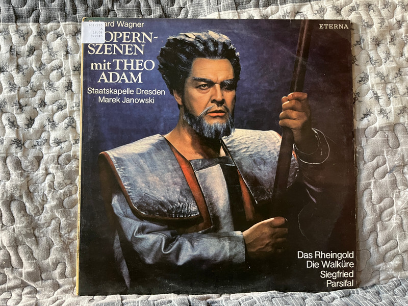 Richard Wagner: Opern-Szenen mit Theo Adam - Staatskapelle Dresden, Theo Adam, Marek Janowski - Das Rheingold; Die Walküre; Siegfried; Parsifal / ETERNA LP Stereo 1980 / 8 27 045