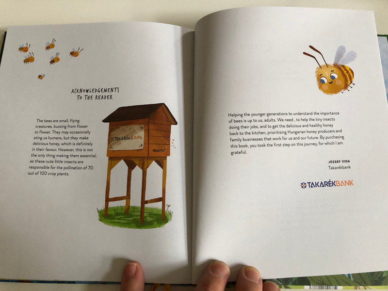 Buzzing along woods and meadows - Adél Várszegi  BOOOK KIADÓ KFT. 2021  Hardcover (9786155417863)