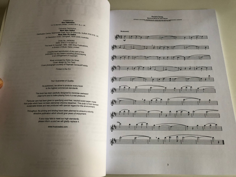 100 SOLOS FLUTE  Published By Wise Publications  Paperback (9780711906013)