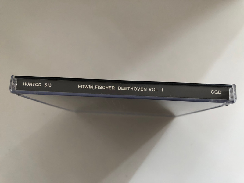 Edwin Fischer - Beethoven: Sonate per Pianoforte Vol. I / Hunt Productions Aduio CD / HUNTCD 513