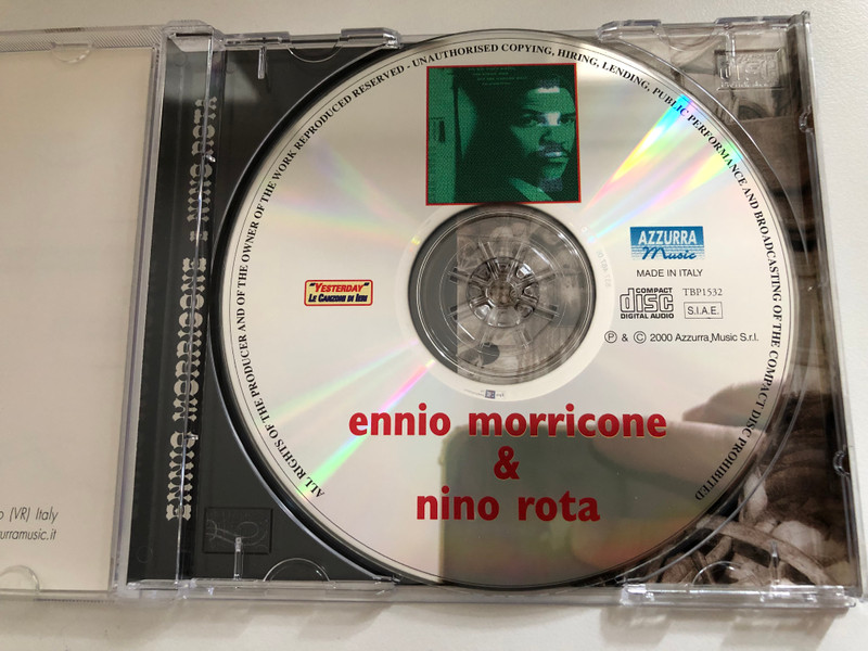 Ennio Morricone E Nino Rota - Performed by Nino Rota Ensemble / Colonne Sonore / Azzurra Music Audio CD 2000 / TBP1532 