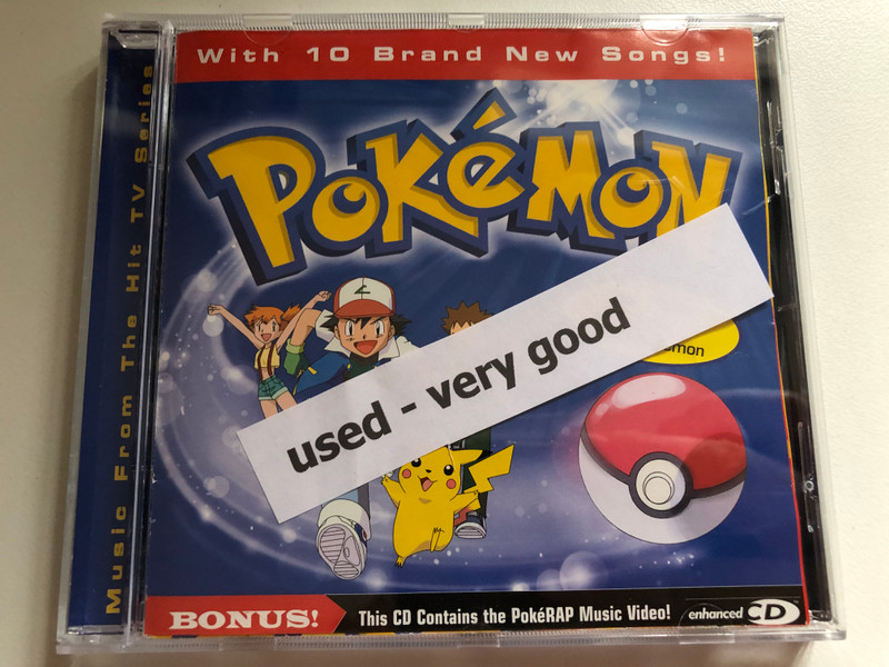 Pokémon - With 10 Brand New Songs! / Incl. Poster with 150 Pokémon / BONUS! This CD Contains the PokeRAP Music Video! / Edel Audio CD 1999 / 0069852ERE