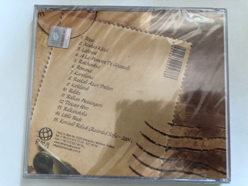Balkan Messengers: Labyrinth - Nedim Nalbantoglu, Neshko Neshev, Izzet Kizil, John Matthew Hall / Dms Müzik Audio CD
