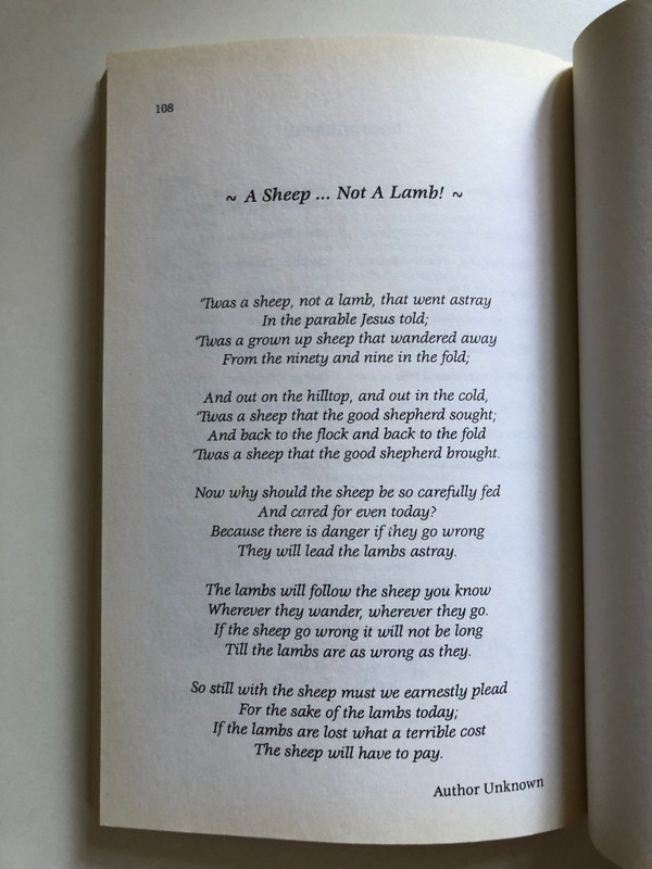Shepherd My Sheep Lessons Drawn From Thirty Years Among the Shepherds  Robert Gamble  Emerald House Group Inc, 1997  Paperback (9781840300017)