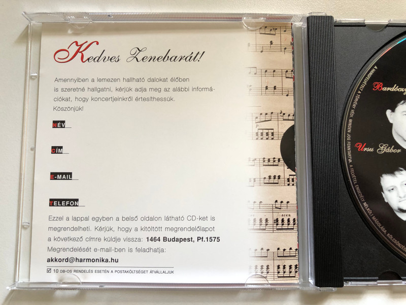Párizs Ege Alatt... Sous Le Ciel De Paris - Bardóczy Attila, Orosz Zoltán, Ursu Gábor / Kadencia Kft. Audio CD 2002 / KA-CD 450